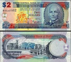 *2 Doláre Barbados 2007-2012 P66 UNC - Kliknutím na obrázok zatvorte -